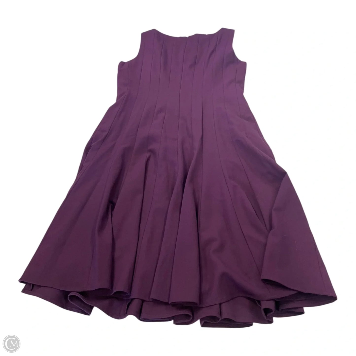 Dress Casual Short By Calvin Klein In Purple, Size: 10p