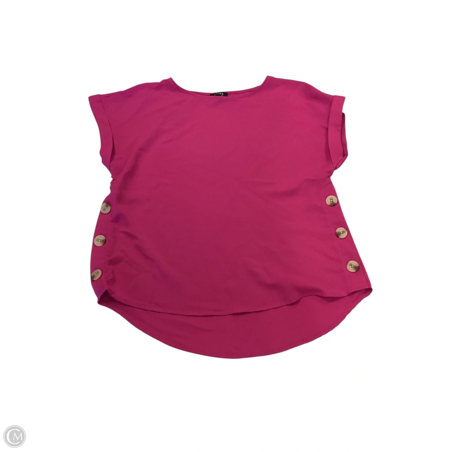 Top Short Sleeve By Jones New York In Pink, Size: S