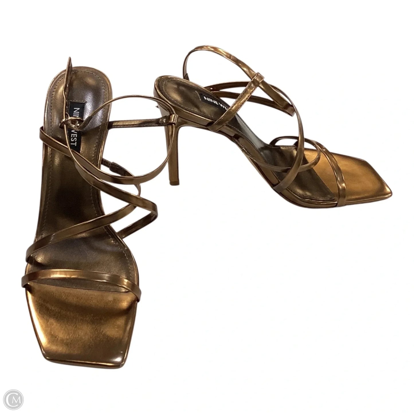 Shoes Heels Stiletto By Nine West In Brown, Size: 8