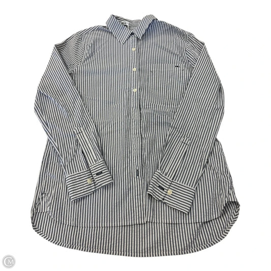 Top Long Sleeve By Vineyard Vines In Striped Pattern, Size: 6
