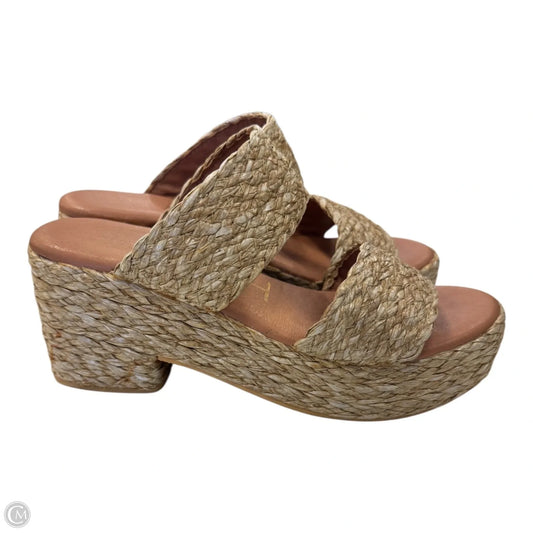 Shoes Heels Block By Matisse In Tan, Size: 7.5