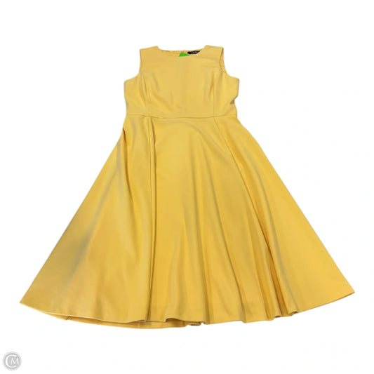 Dress Casual Short By Lauren By Ralph Lauren In Yellow, Size: 6