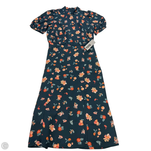 Dress Casual Midi By Ann Taylor In Multi-colored, Size: 0p