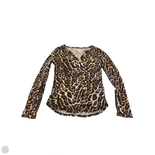 Top Long Sleeve By Lucky Brand In Aqua, Size: M