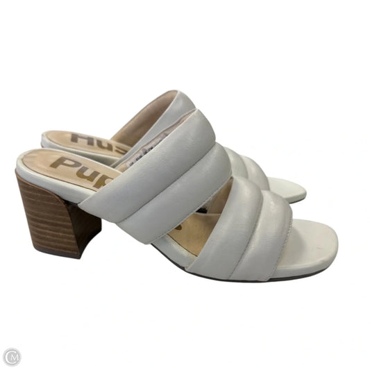 Shoes Heels Block By Hush Puppies In White, Size: 6