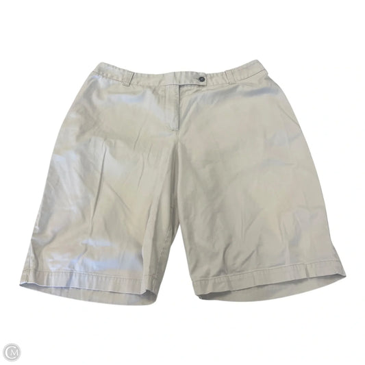 Shorts By Chicos In Tan, Size: 12