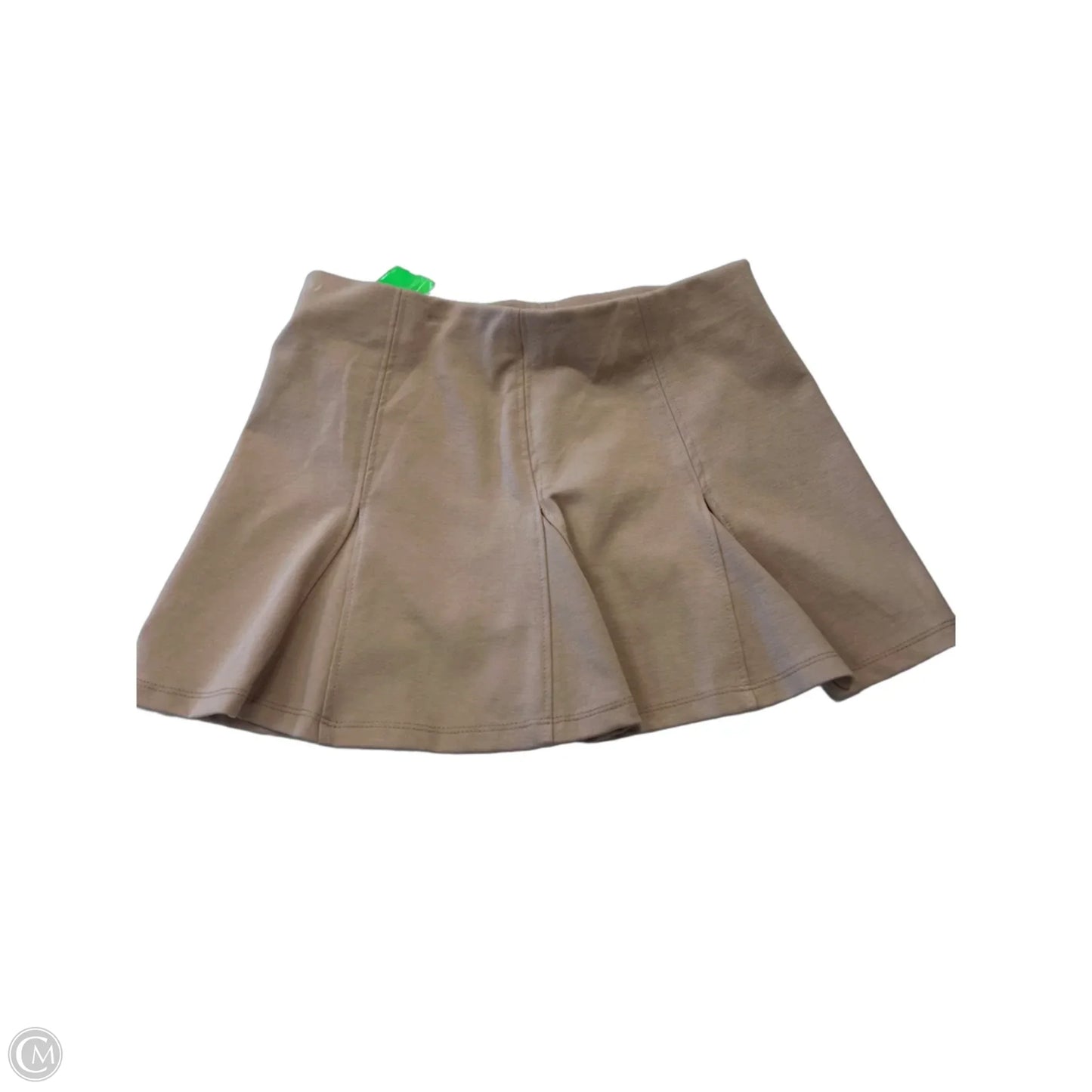 Skort By Clothes Mentor In Tan, Size: M