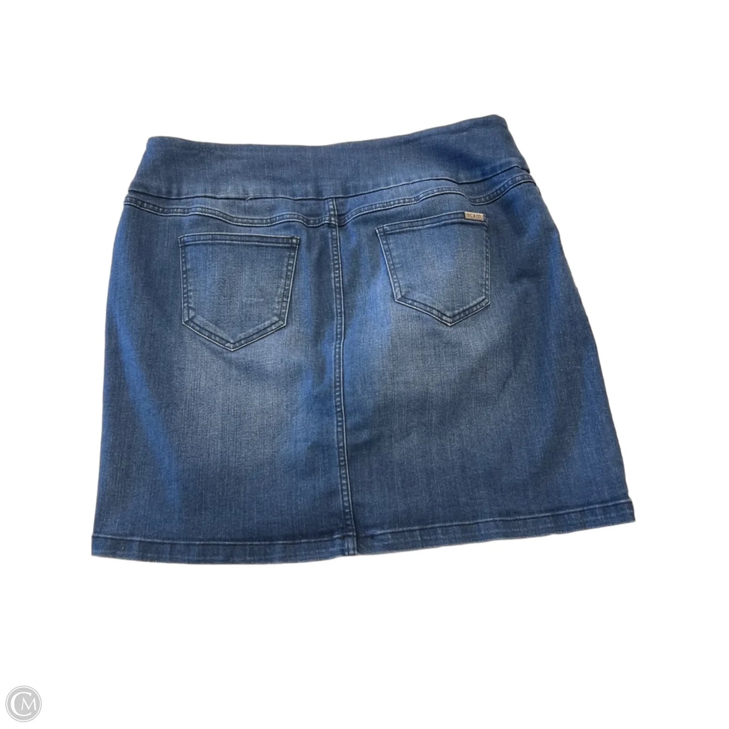 Skort By Sc & Co In Blue Denim, Size: L