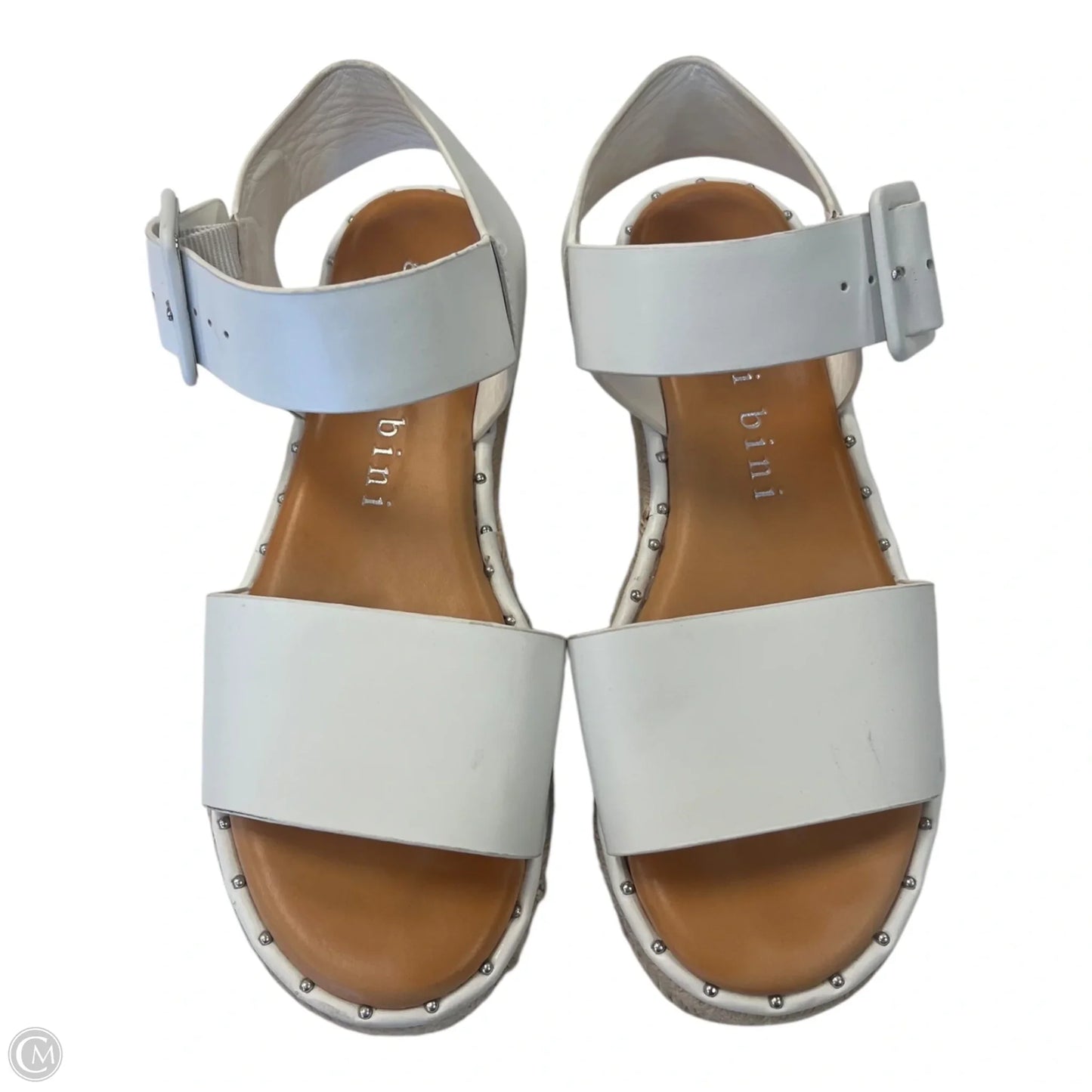 Sandals Heels Platform By Gianni Bini In White, Size: 5.5