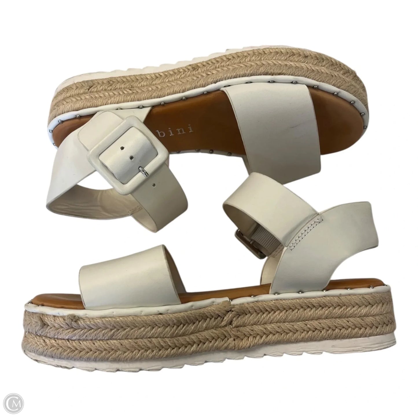Sandals Heels Platform By Gianni Bini In White, Size: 5.5