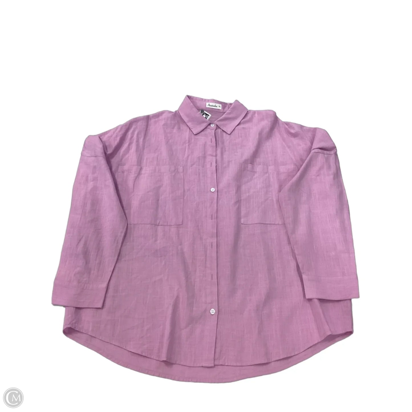 Top Long Sleeve By Clothes Mentor In Purple, Size: Xl