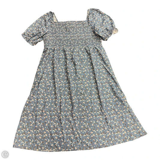 Dress Casual Midi By Clothes Mentor In Floral Print, Size: 3x
