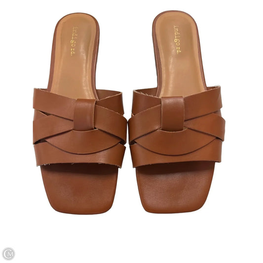 Sandals Flats By Indigo Rd In Brown, Size: 8.5