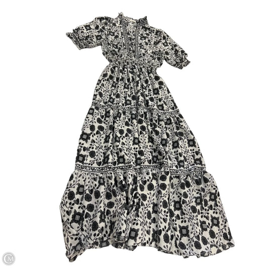 Dress Casual Maxi By Max Studio In Black & White, Size: L