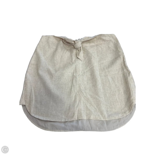 Skirt Mini & Short By Sunday In Brooklyn In Tan, Size: Xl