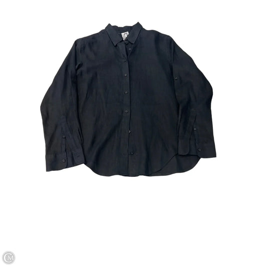 Top Long Sleeve By Lauren By Ralph Lauren In Black, Size: Xl