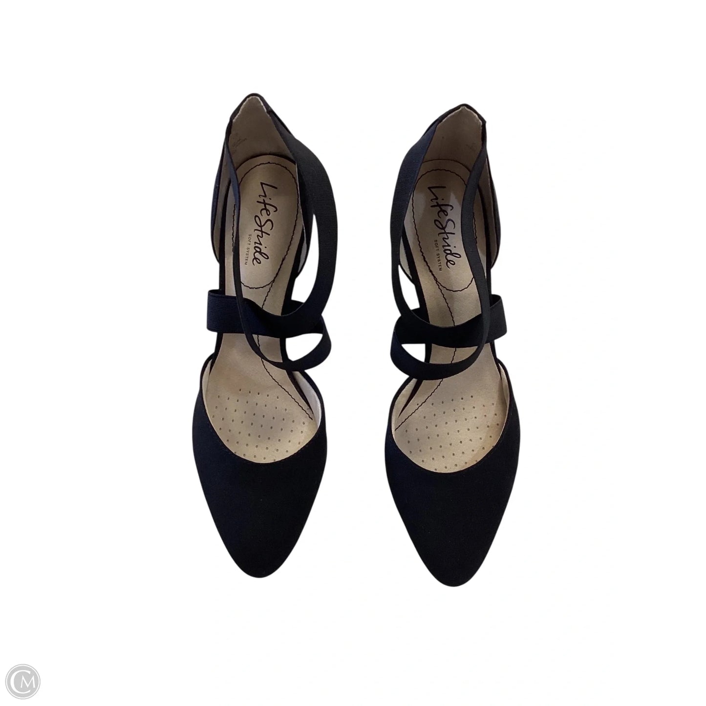 Shoes Heels Kitten By Life Stride In Black, Size: 8.5