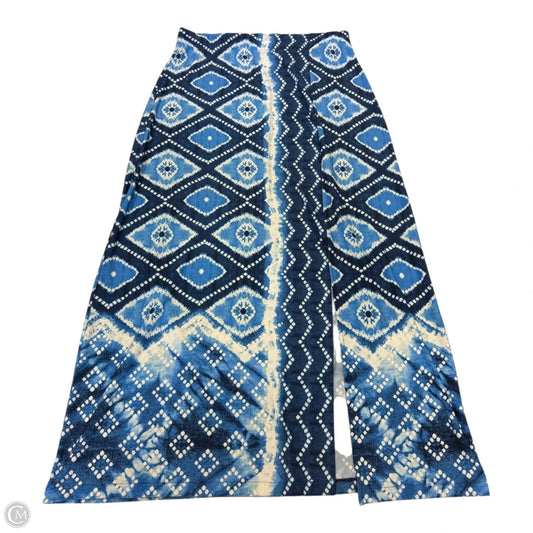 Skirt Maxi By Chicos In Blue, Size: 1 (8)