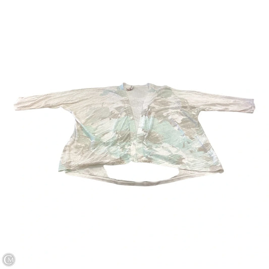 Cardigan By Chicos In Floral Print, Size: 3 (XL)