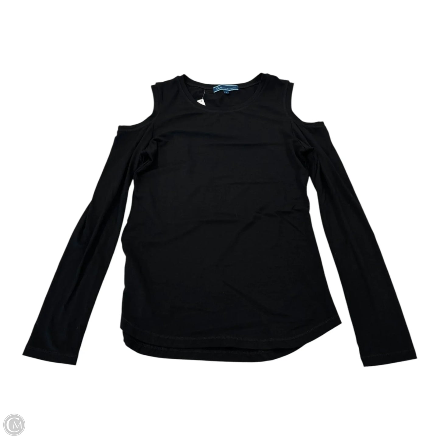 Top Long Sleeve By Shore In Black, Size: L