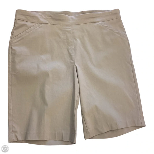 Shorts By Coral Bay In Tan, Size: 18