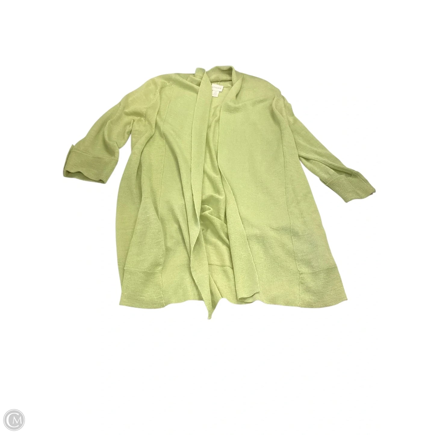 Cardigan By Chicos In Green, Size: 0