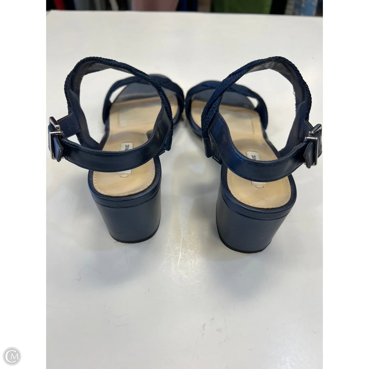 Shoes Heels Wedge By Alex Marie In Navy, Size: 7