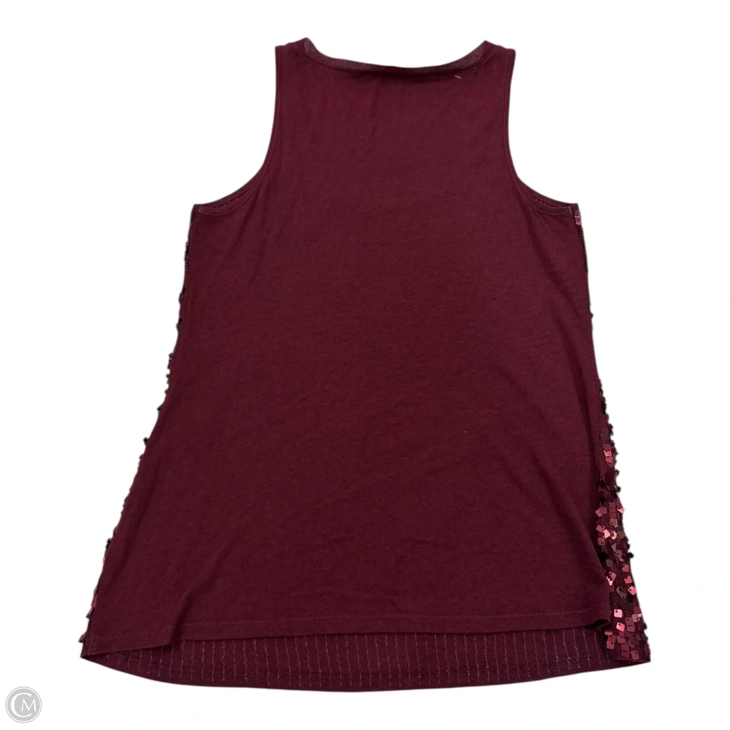 Top Sleeveless By Express In Maroon, Size: Xs