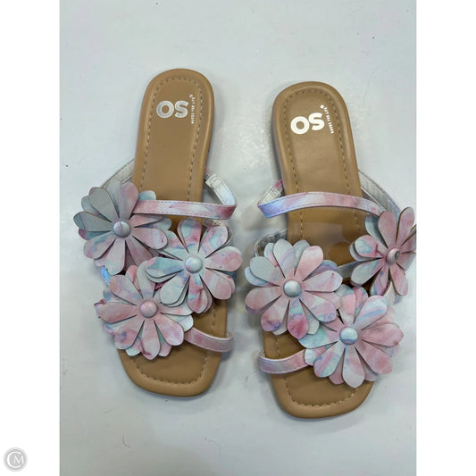 Sandals Flats By So In Pink, Size: 6