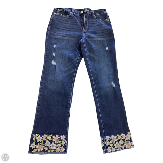 Jeans Cropped By Inc In Blue, Size: 12
