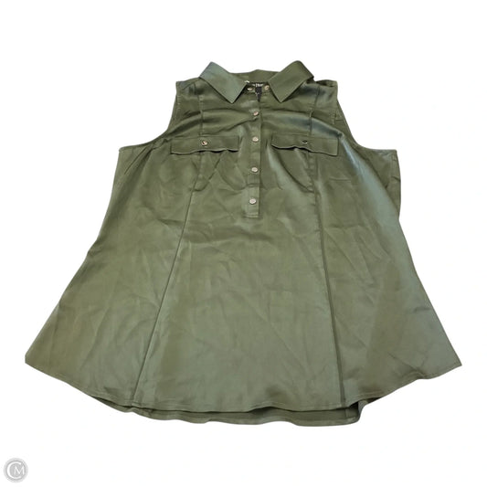 Top Sleeveless By White House Black Market In Green, Size: M