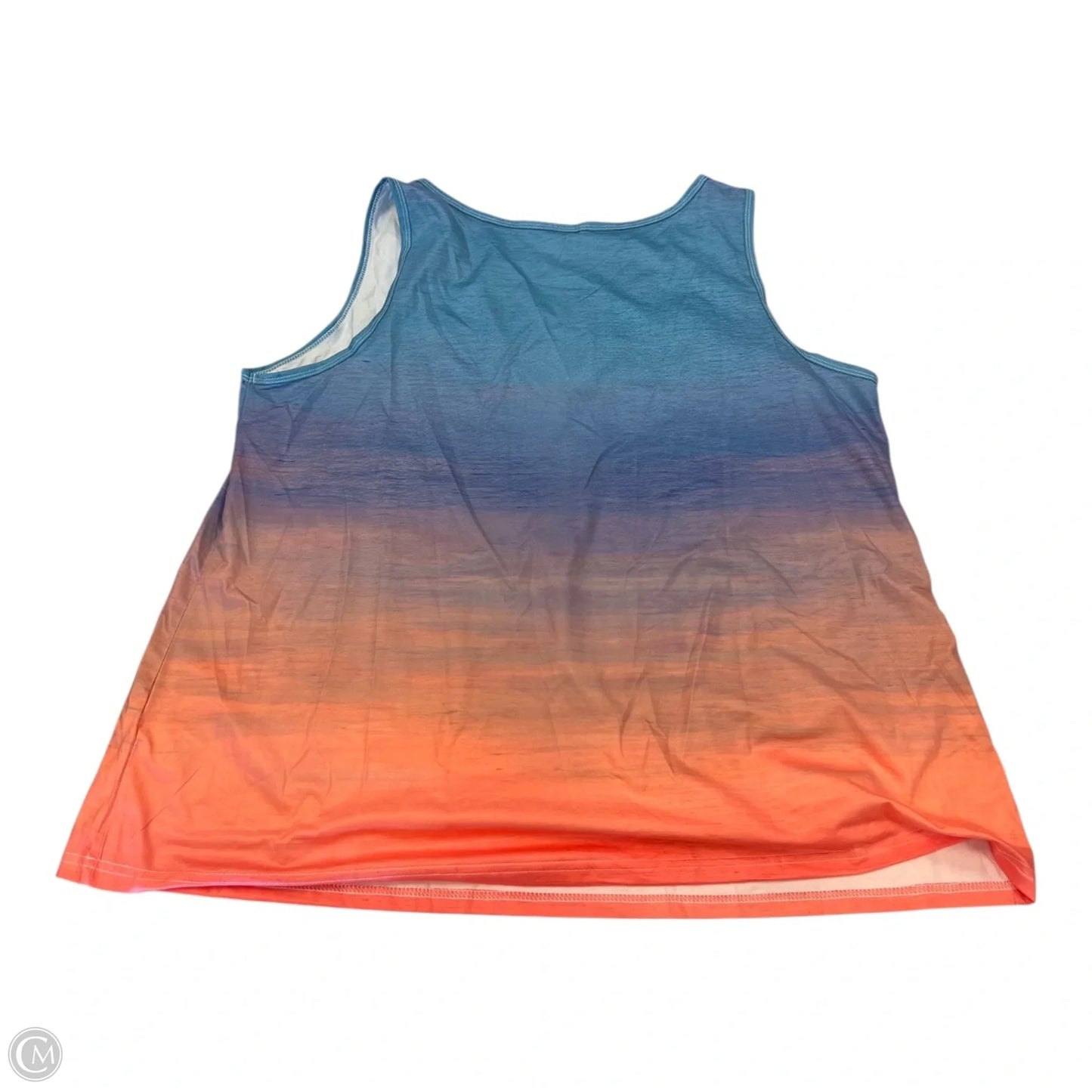 Top Sleeveless By Shein In Blue & Orange, Size: 4