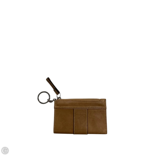 Coin Purse Designer By Coach, Size: Small