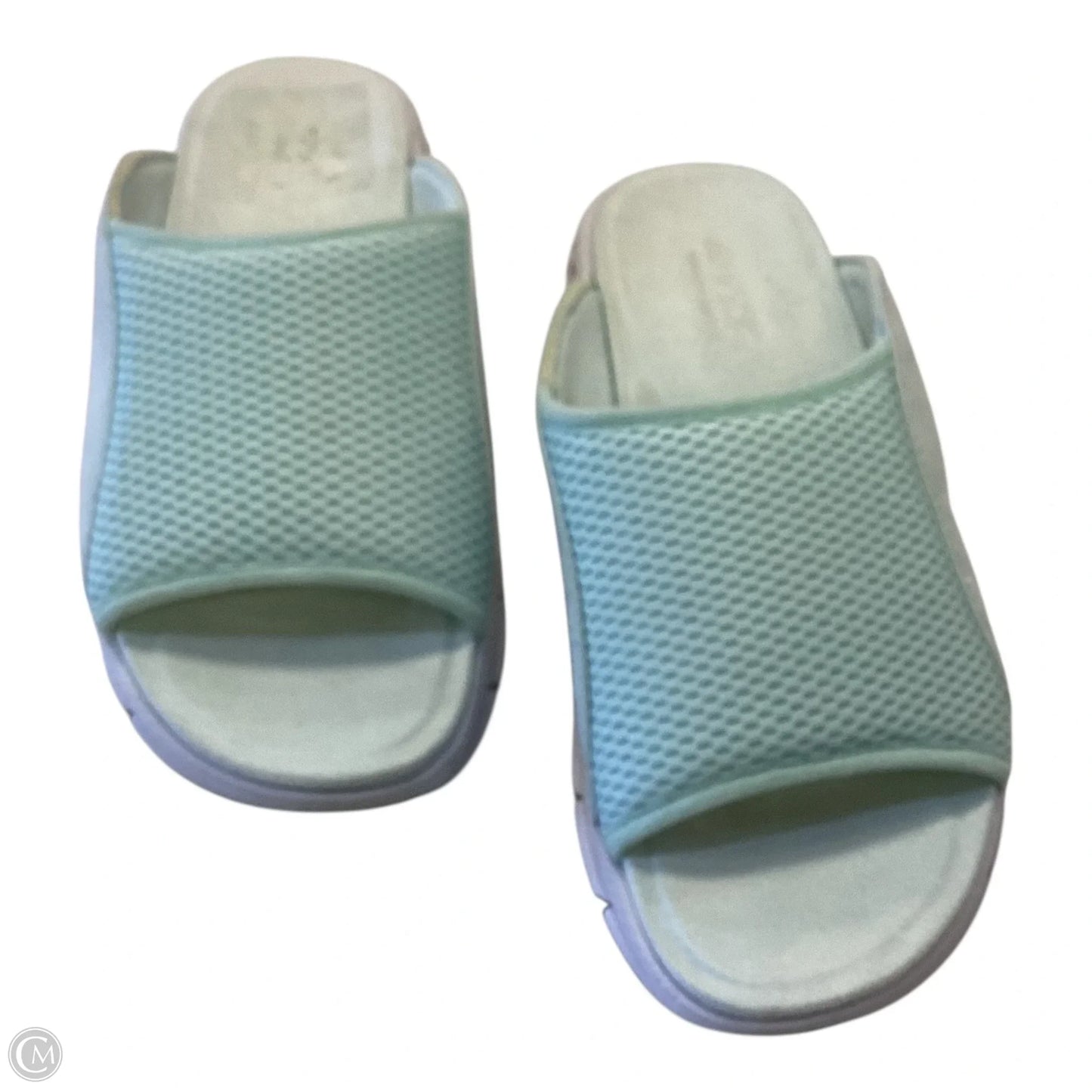 Shoes Heels Wedge By Easy Spirit In Green, Size: 8.5