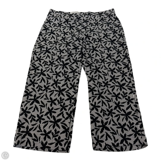 Capris By Lands End In Black & White, Size: M