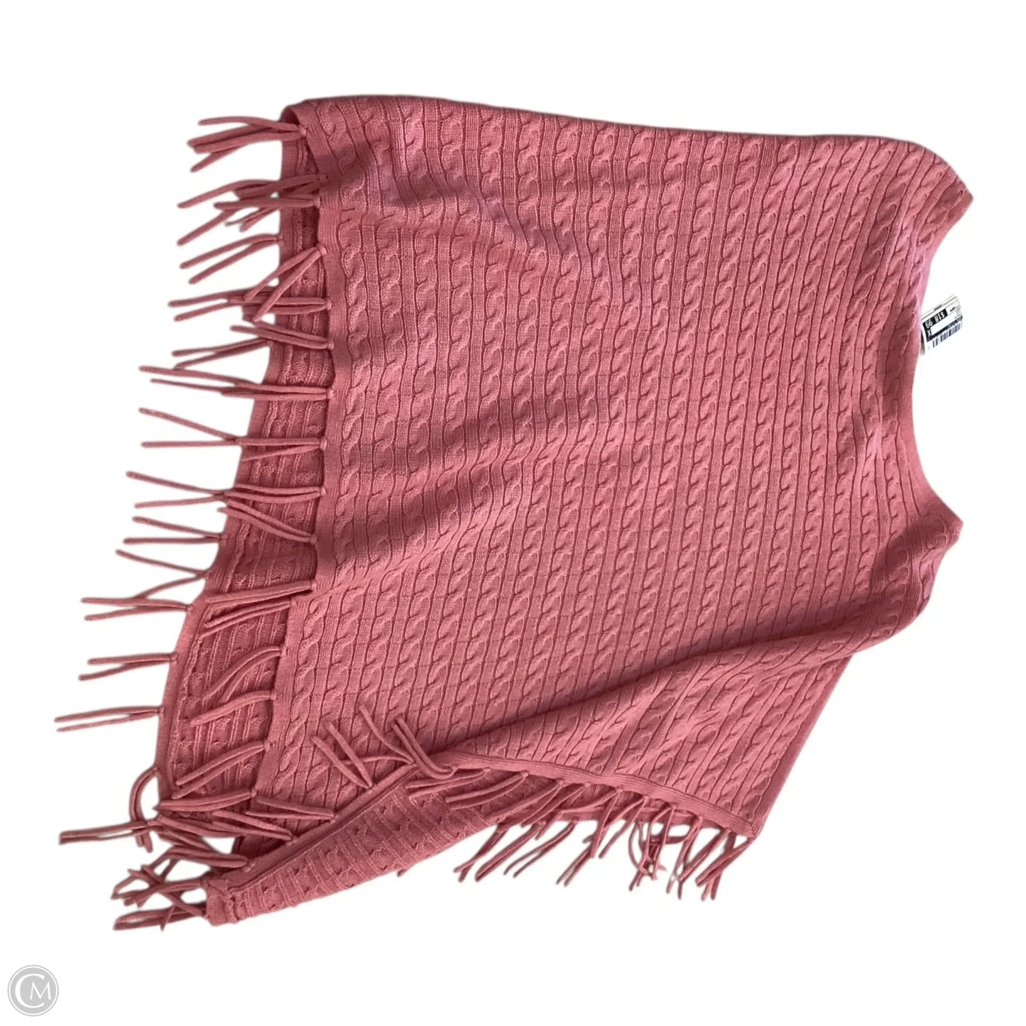 Poncho By Real Clothes In Pink, Size: Osfm