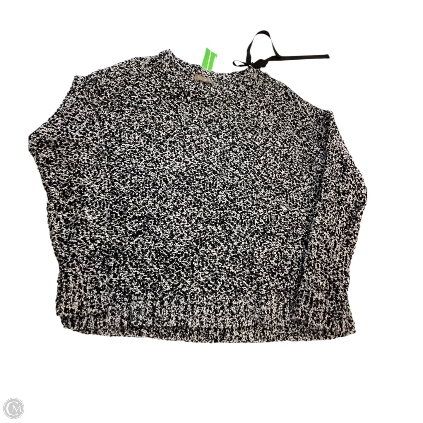 Sweater By Lilla P In Black & White, Size: M