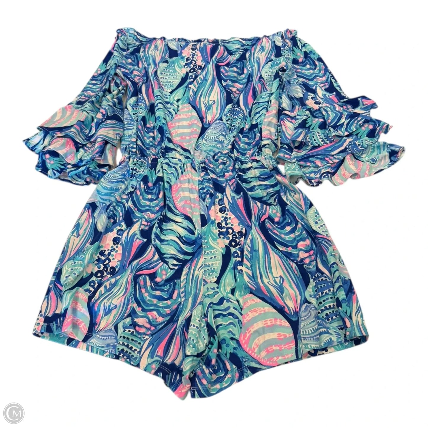 Romper Designer By Lilly Pulitzer In Blue, Size: Xs