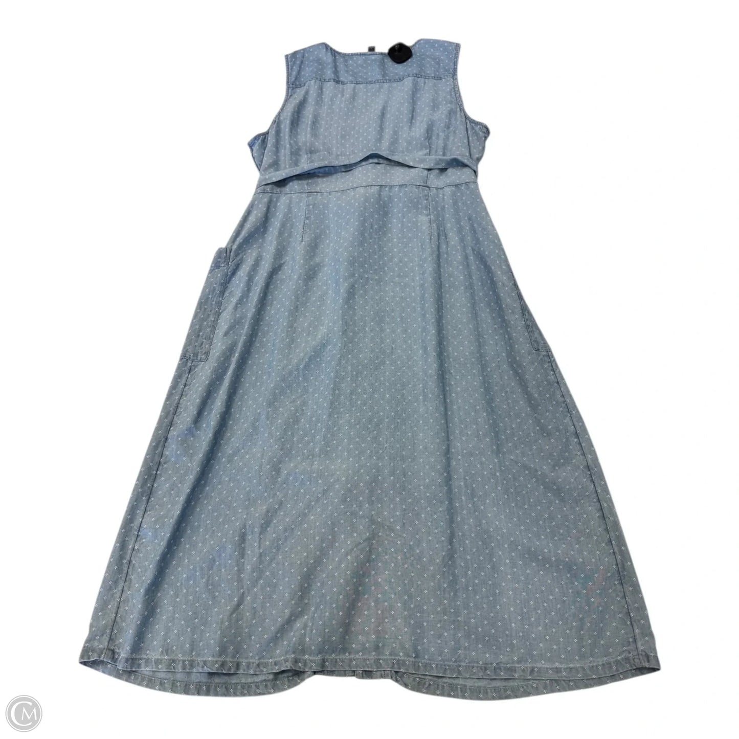 Dress Casual Midi By J. Jill In Blue, Size: L