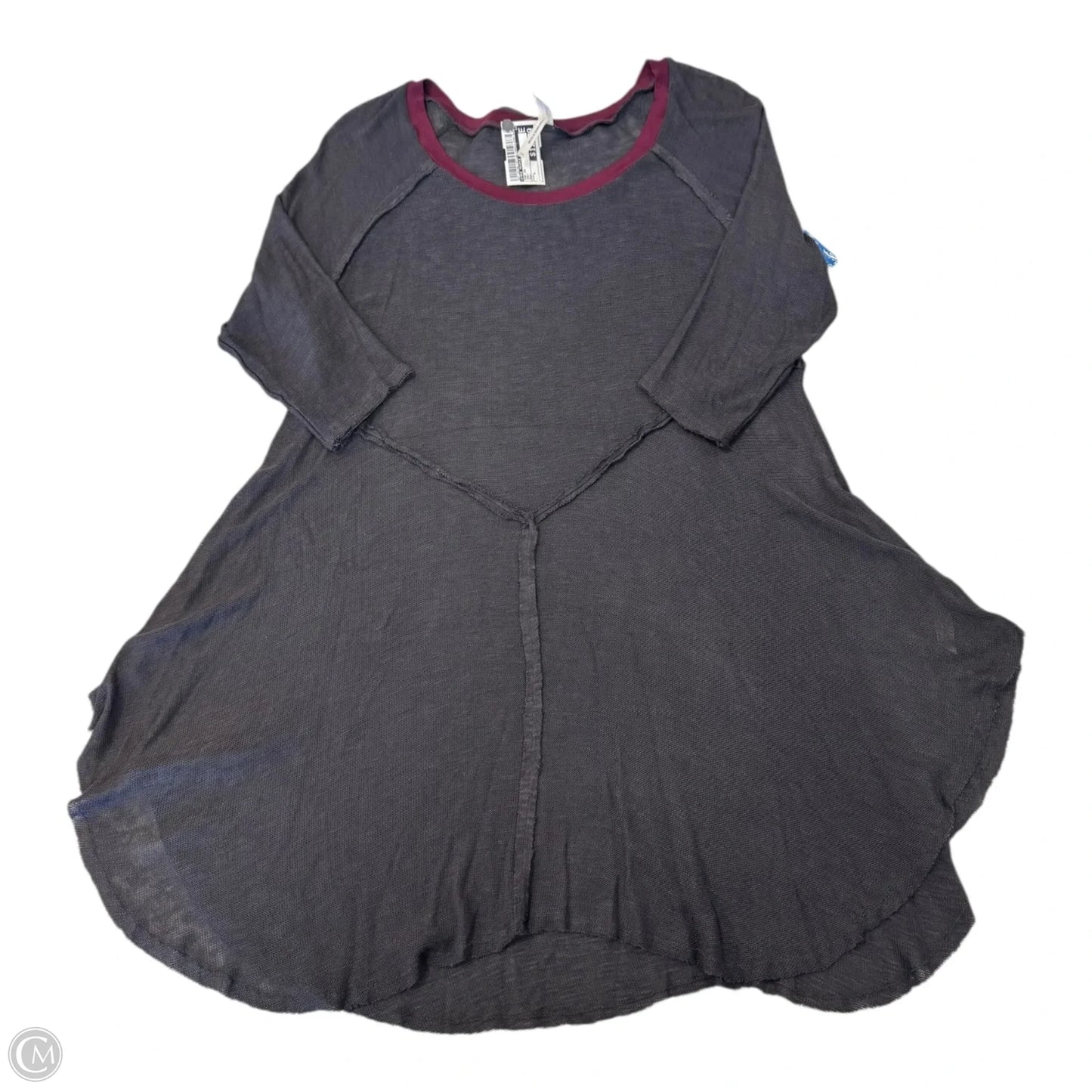 Top Short Sleeve By Free People In Grey, Size: L