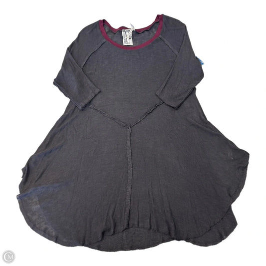 Top Short Sleeve By Free People In Grey, Size: L