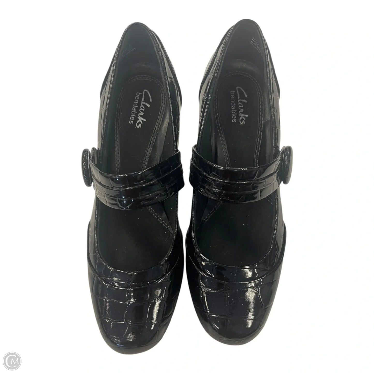 Shoes Heels Block By Clarks In Black, Size: 7.5