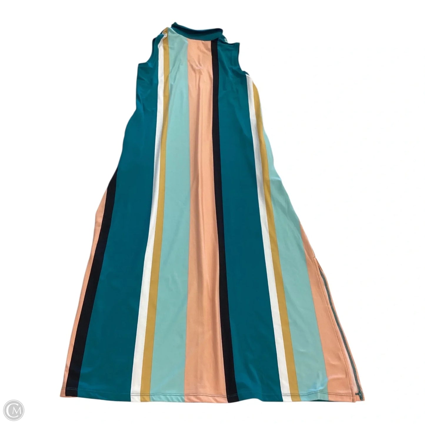 Dress Casual Maxi By Cuddl Duds In Striped Pattern, Size: S