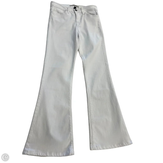 Jeans Boot Cut By Flying Monkey In White, Size: 4