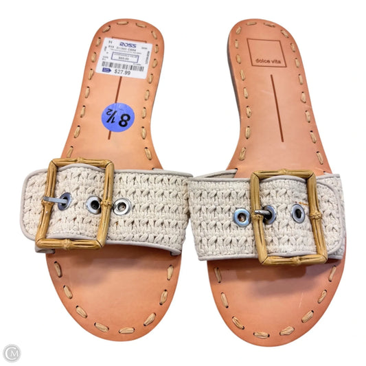 Sandals Flats By Dolce Vita In Cream, Size: 8.5