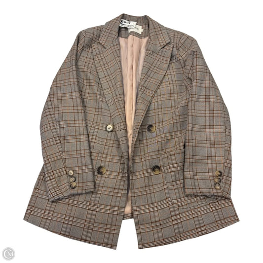 Blazer By Clothes Mentor In Tan, Size: M