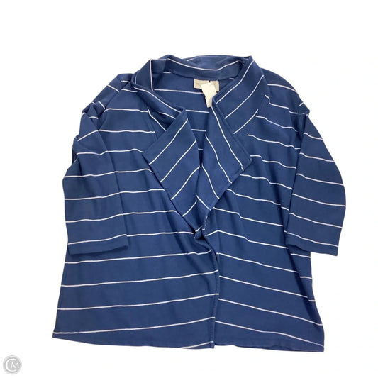 Cardigan By Chicos In Blue, Size: L