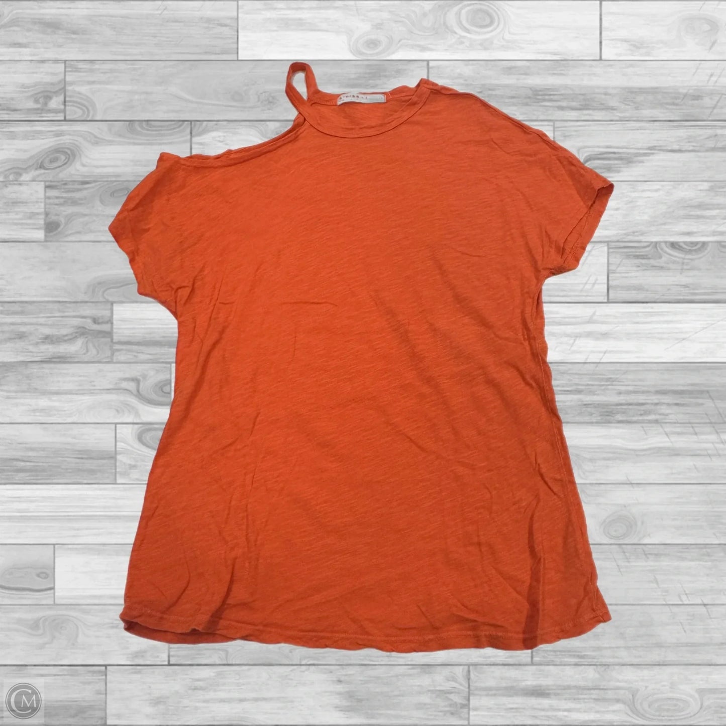 Top Short Sleeve By Stateside In Orange, Size: Xs