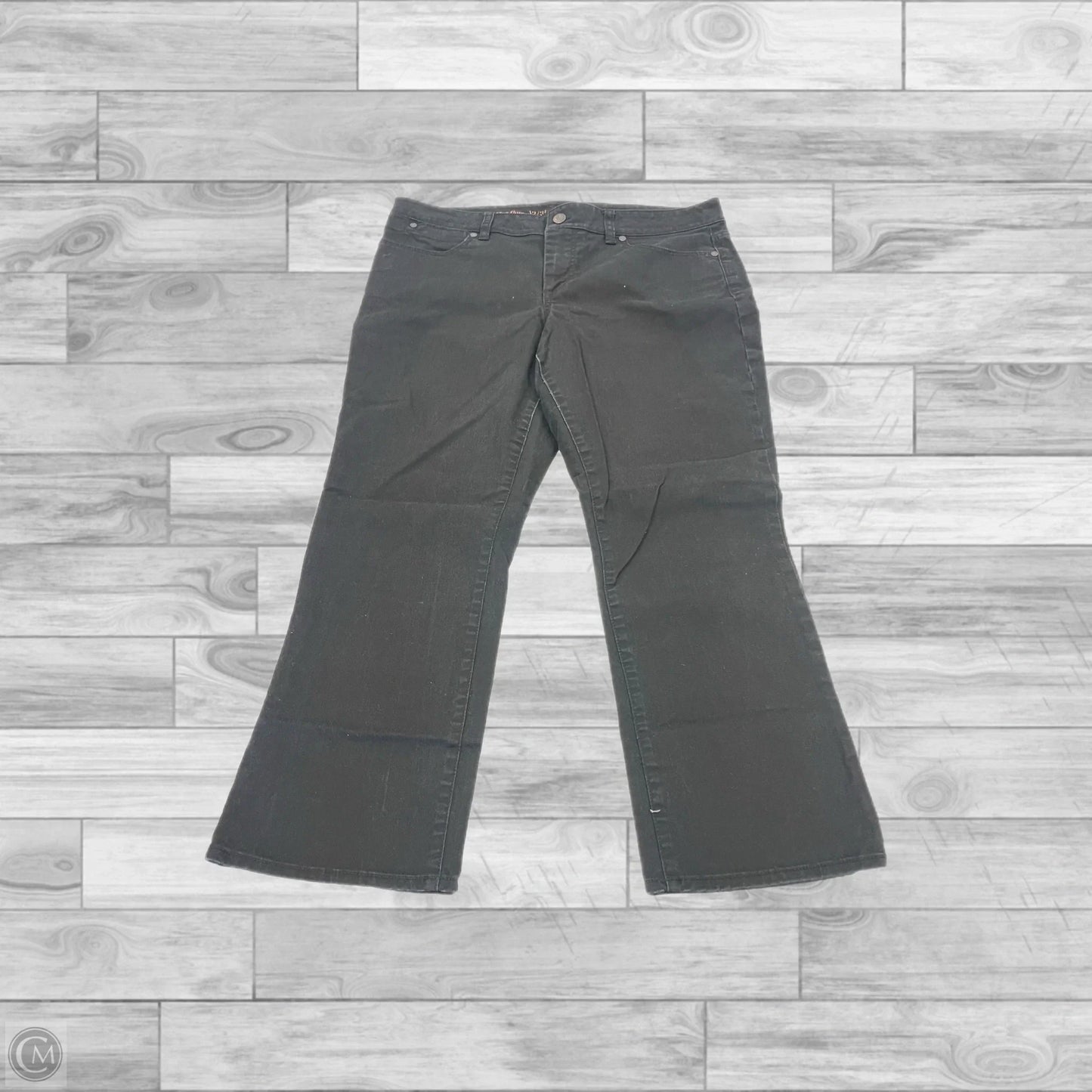Capris By Signature Studio In Black, Size: 12