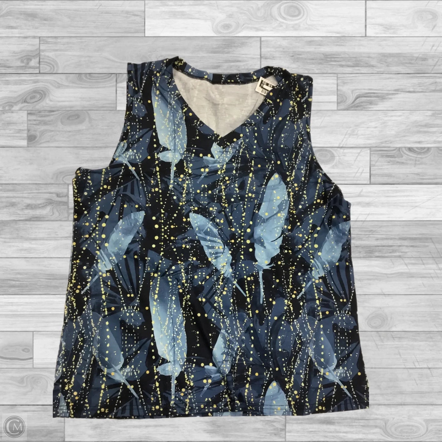 Top Sleeveless By Clothes Mentor In Blue, Size: Xl